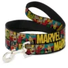 Buckle Down Pets Marvel Comics 4' Dog Leash 1 Buckle Down Pets Marvel Comics 4' Dog Leash