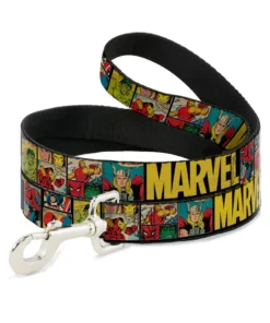 Buckle Down Pets Marvel Comics 4' Dog Leash