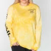 Apparel Cakeworthy - Harry Potter Hufflepuff Long Sleeve Tie Dye Tee