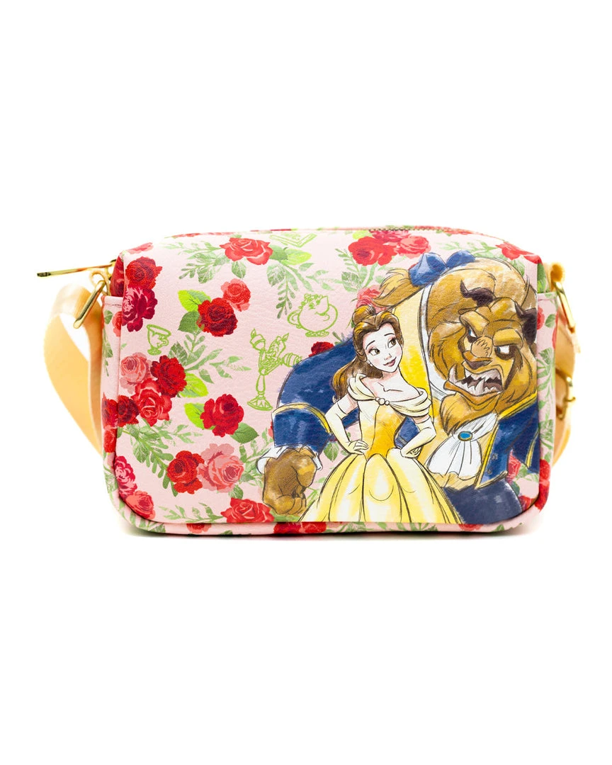 Buckle Down Exclusive Crossbody Bags Disney Beauty And The Beast Watercolor Parks Crossbody Bag - Pink A La Mode Exclusive 3 Buckle Down Exclusive Crossbody Bags Disney Beauty And The Beast Watercolor Parks Crossbody Bag - Pink A La Mode Exclusive
