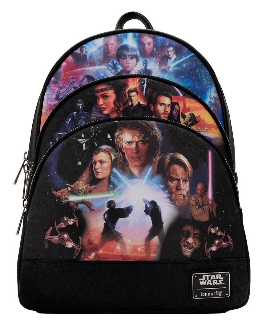 Loungefly April22 Loungefly - Star Wars Trilogy Mini Backpack 3 Loungefly April22 Loungefly - Star Wars Trilogy Mini Backpack