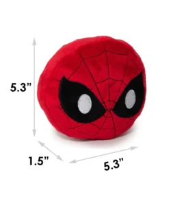 Buckle Down Pets Marvel Spiderman Face Plush Squeaky Dog Toy 9 Buckle Down Pets Marvel Spiderman Face Plush Squeaky Dog Toy