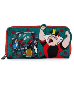 Loungefly - Disney Villains Scene Series Queen Of Hearts Zip Around Wallet