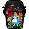 Buckle Down Exclusive Crossbody Bags Disney Alice In Wonderland Parks Crossbody Bag - Pink A La Mode Exclusive