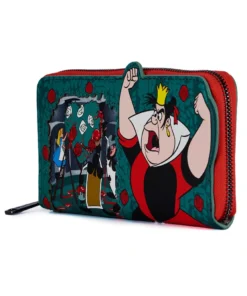 Loungefly - Disney Villains Scene Series Queen Of Hearts Zip Around Wallet