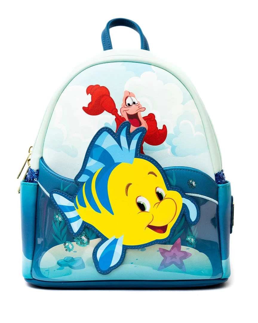 Loungefly Exclusive Loungefly - Disney The Little Mermaid Sidekicks Mini Backpack - PALM Exclusive *PREORDER* 3 Loungefly Exclusive Loungefly - Disney The Little Mermaid Sidekicks Mini Backpack - PALM Exclusive *PREORDER*