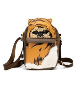 Buckle Down Exclusive Star Wars Ewok Wicket Parks Crossbody Bag - Pink A La Mode Exclusive