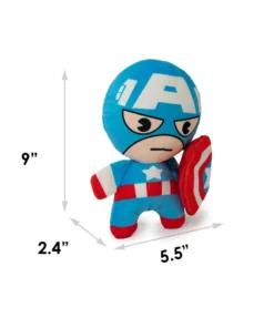 Buckle Down Pets Marvel Avengers Captain America Plush Dog Toy