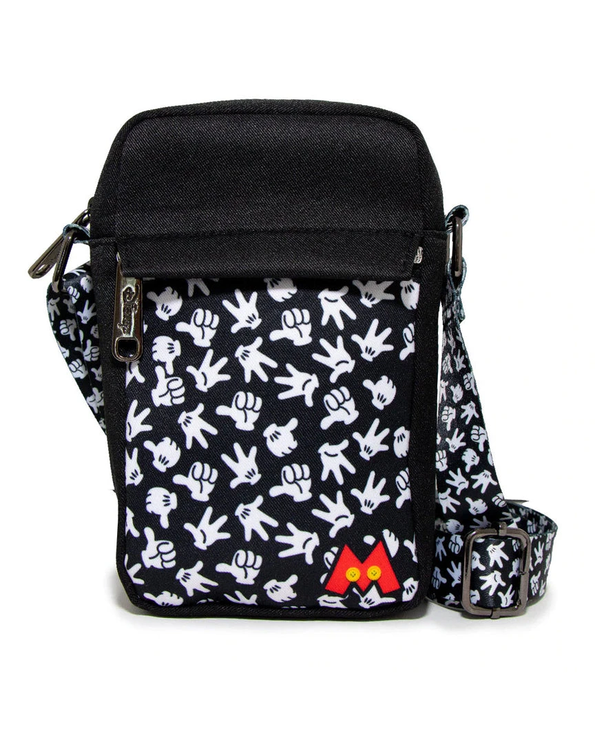 Buckle Down Stock Disney Mickey Mouse Hand Gestures Park Bag 3 Buckle Down Stock Disney Mickey Mouse Hand Gestures Park Bag