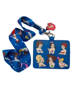Loungefly - Disney The Little Mermaid Sisters Lanyard With Cardholder 9 Loungefly - Disney The Little Mermaid Sisters Lanyard With Cardholder