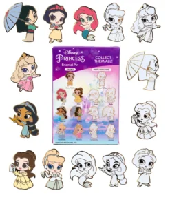 Storybook Disney Cute Princess Collectible Enamel Pins Mystery Box - PALM Exclusive