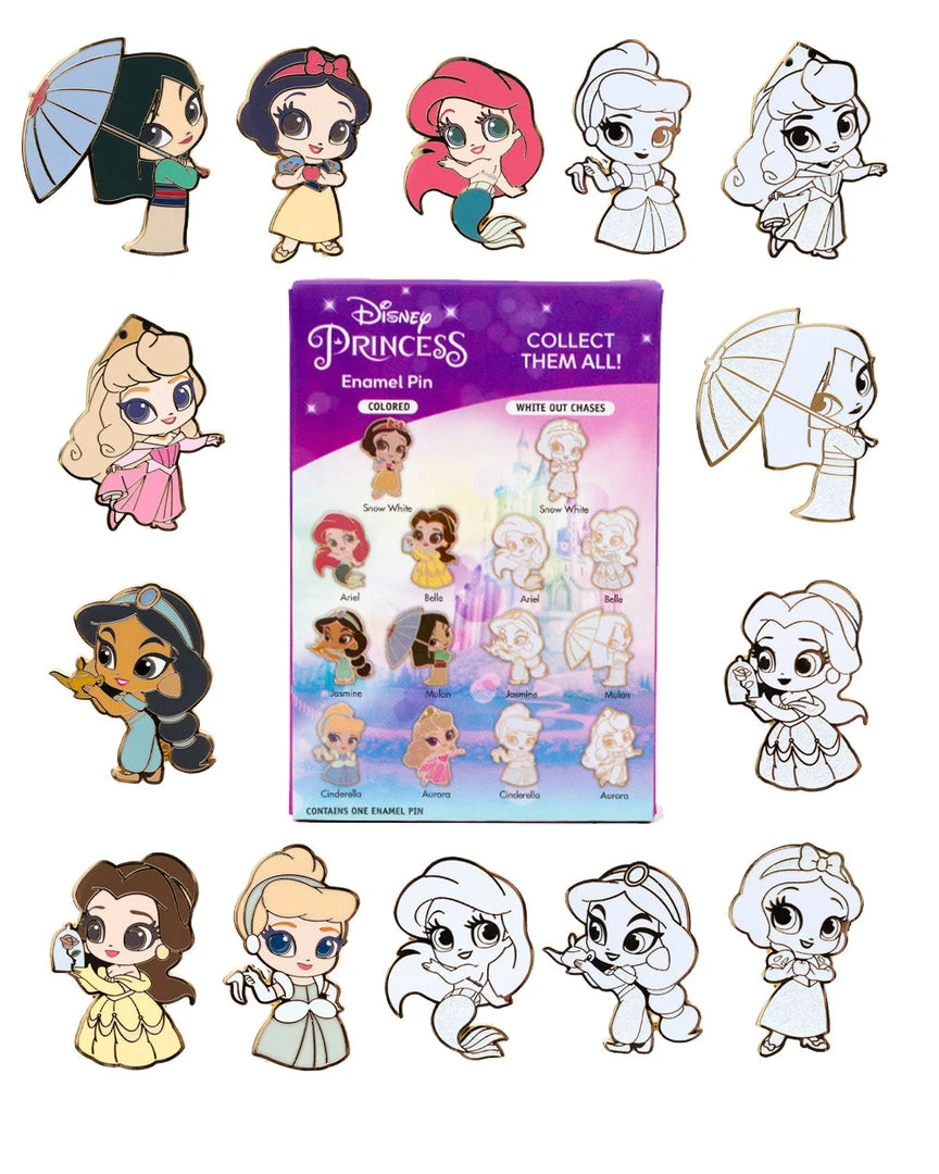 Storybook Disney Cute Princess Collectible Enamel Pins Mystery Box - PALM Exclusive 3 Storybook Disney Cute Princess Collectible Enamel Pins Mystery Box - PALM Exclusive
