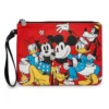 Buckle Down Stock Disney Mickey And Friends Red Single Pocket Wallet Wristlet Wallets