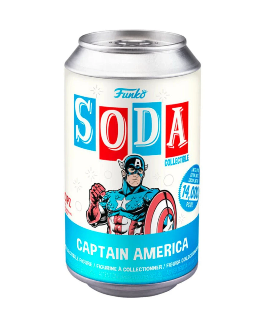 Funko POP! Funko SODA - Marvel Captain America (Chance Of Chase) 3 Funko POP! Funko SODA - Marvel Captain America (Chance Of Chase)