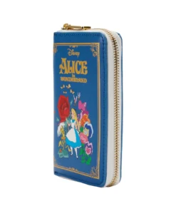Loungefly April22 Loungefly - Disney Alice In Wonderland Classic Book Ziparound Wallet