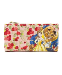 Buckle Down Exclusive Disney Beauty And The Beast Watercolor Wallet - Pink A La Mode Exclusive