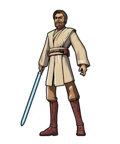 FiGPiN - Star Wars The Clone Wars Obi-Wan Kenobi #517 7 FiGPiN - Star Wars The Clone Wars Obi-Wan Kenobi #517