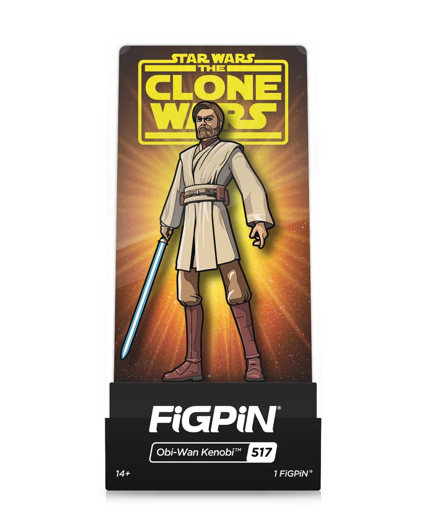 FiGPiN - Star Wars The Clone Wars Obi-Wan Kenobi #517 3 FiGPiN - Star Wars The Clone Wars Obi-Wan Kenobi #517