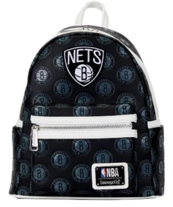 Loungefly - NBA Brooklyn Nets Debossed Logo Mini Backpack