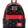Loungefly - NBA Chicago Bulls Debossed Logo Mini Backpack