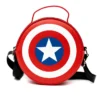 Buckle Down Exclusive Marvel Captain America Shield Park Circle Parks Crossbody Bag - Pink A La Mode Exclusive Crossbody Bags 1 Buckle Down Exclusive Marvel Captain America Shield Park Circle Parks Crossbody Bag - Pink A La Mode Exclusive Crossbody Bags