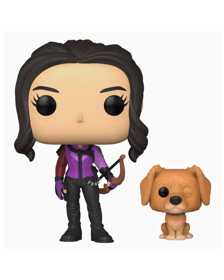 Funko POP - Marvel Hawkeye Kate Bishop With Lucky The Pizza Dog #1212 Funko POP! 3 Funko POP - Marvel Hawkeye Kate Bishop With Lucky The Pizza Dog #1212 Funko POP!