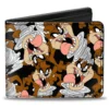Buckle Down Buckle-Down Looney Tunes Tasmanian Devil Bi-Fold Wallet