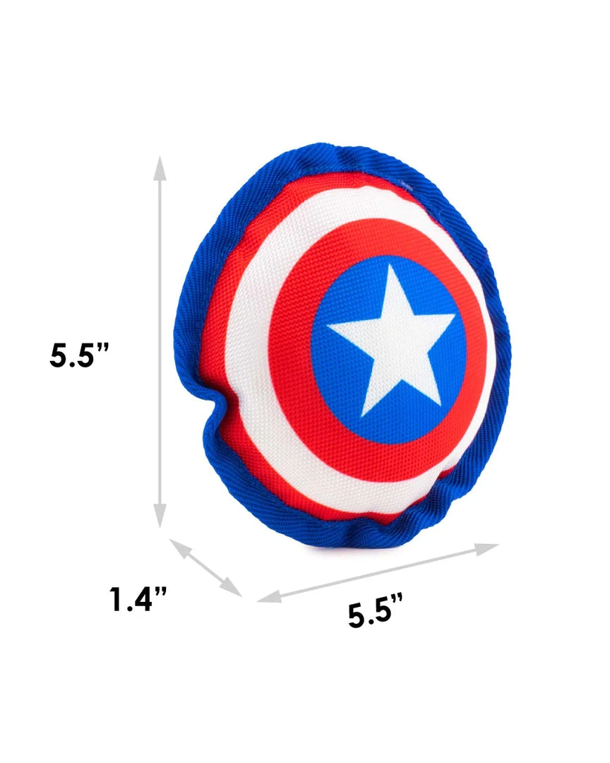 Buckle Down Pets Marvel Captain America Sheild Ballistic Nylon Dog Toy 6 Buckle Down Pets Marvel Captain America Sheild Ballistic Nylon Dog Toy