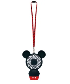 Monogram Disney Mickey Mouse Rechargeable Fan On Lanyard W/ LED Lights Accessories