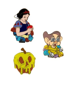 Monogram Pins Disney Snow White And The Seven Dwarf Enamel Pin Set - PALM Exclusive
