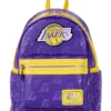 Loungefly - NBA LA Lakers Debossed Mini Backpack 1 Loungefly - NBA LA Lakers Debossed Mini Backpack