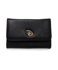 Buckle Down Stock Disney Signature D Gold Fold Over Wallet