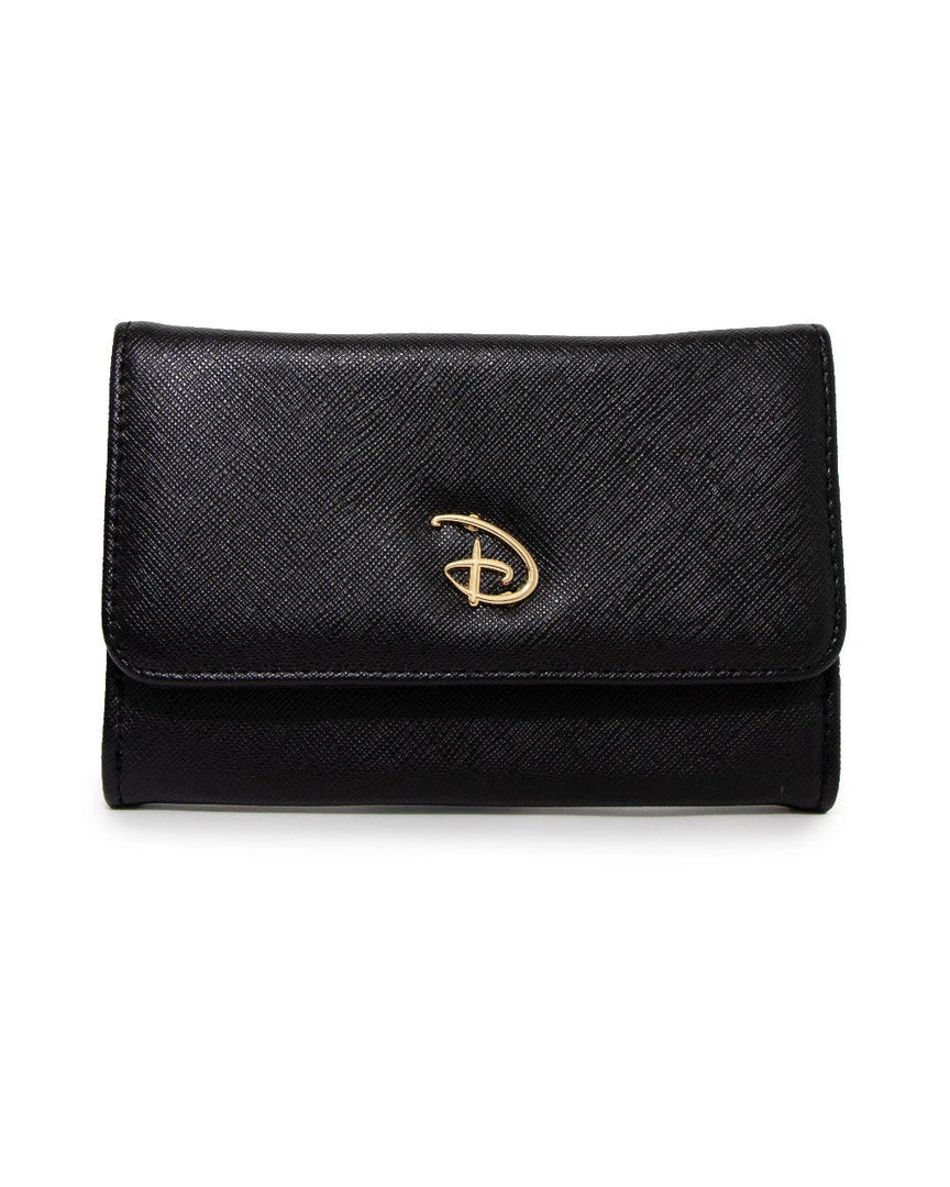 Buckle Down Stock Disney Signature D Gold Fold Over Wallet 3 Buckle Down Stock Disney Signature D Gold Fold Over Wallet