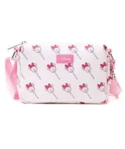 Buckle Down Exclusive Disney Minnie Mouse Lollipop Parks Crossbody Bag - Pink A La Mode Exclusive Crossbody Bags