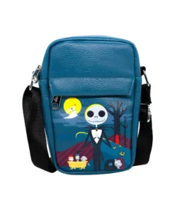 Buckle Down Stock Crossbody Bags Nightmare Before Christmas Cemetery Park Bag