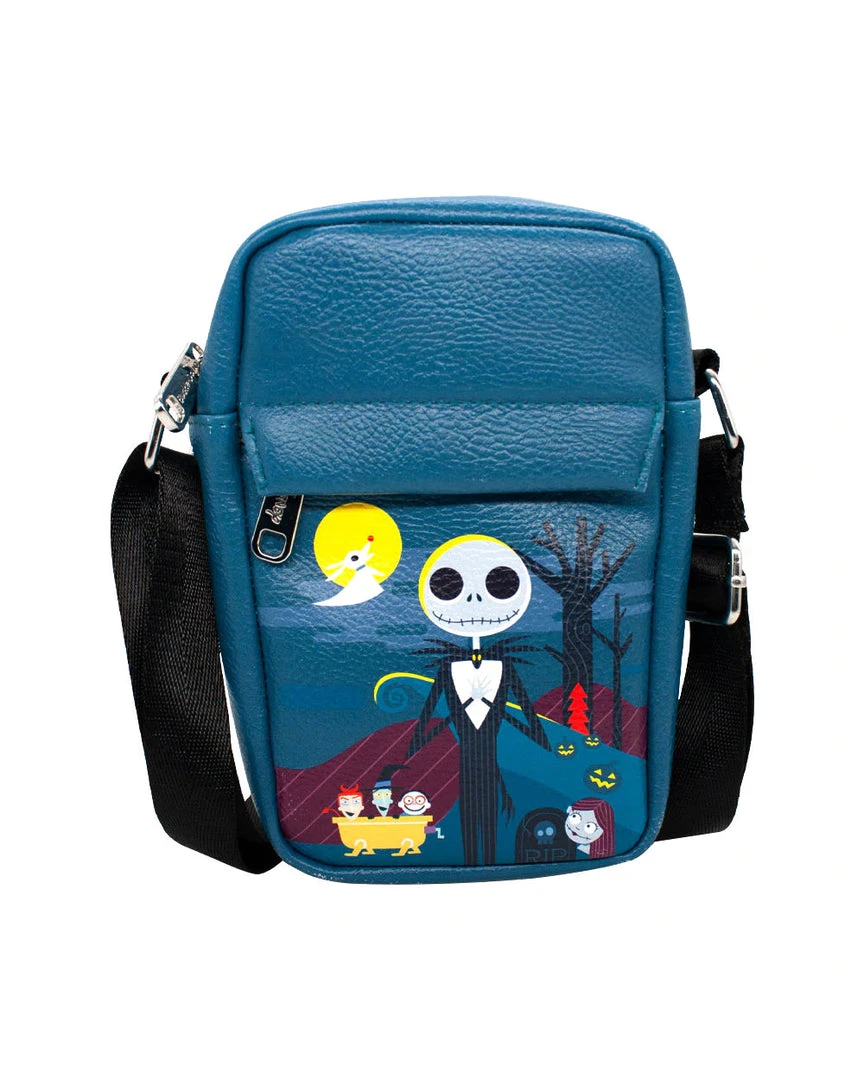Buckle Down Stock Crossbody Bags Nightmare Before Christmas Cemetery Park Bag 3 Buckle Down Stock Crossbody Bags Nightmare Before Christmas Cemetery Park Bag
