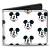 Buckle Down Disney Mickey Mouse Faces Bi-Fold Wallet 1 Buckle Down Disney Mickey Mouse Faces Bi-Fold Wallet