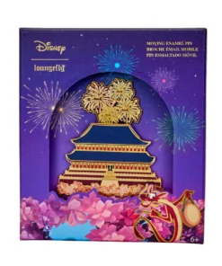Loungefly - Disney Mulan Castle Enamel Moving Pin LE 1000