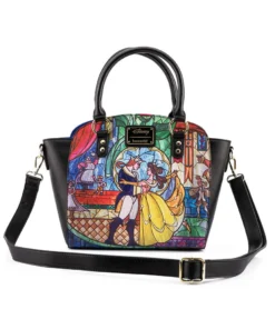 Loungefly - Disney Castle Series Beauty And The Beast Crossbody Bag