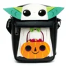 Buckle Down Exclusive Star Wars Ghost Trick-or-Treat Baby Yoda Grogu Parks Crossbody Bag - Pink A La Mode Exclusive Crossbody Bags