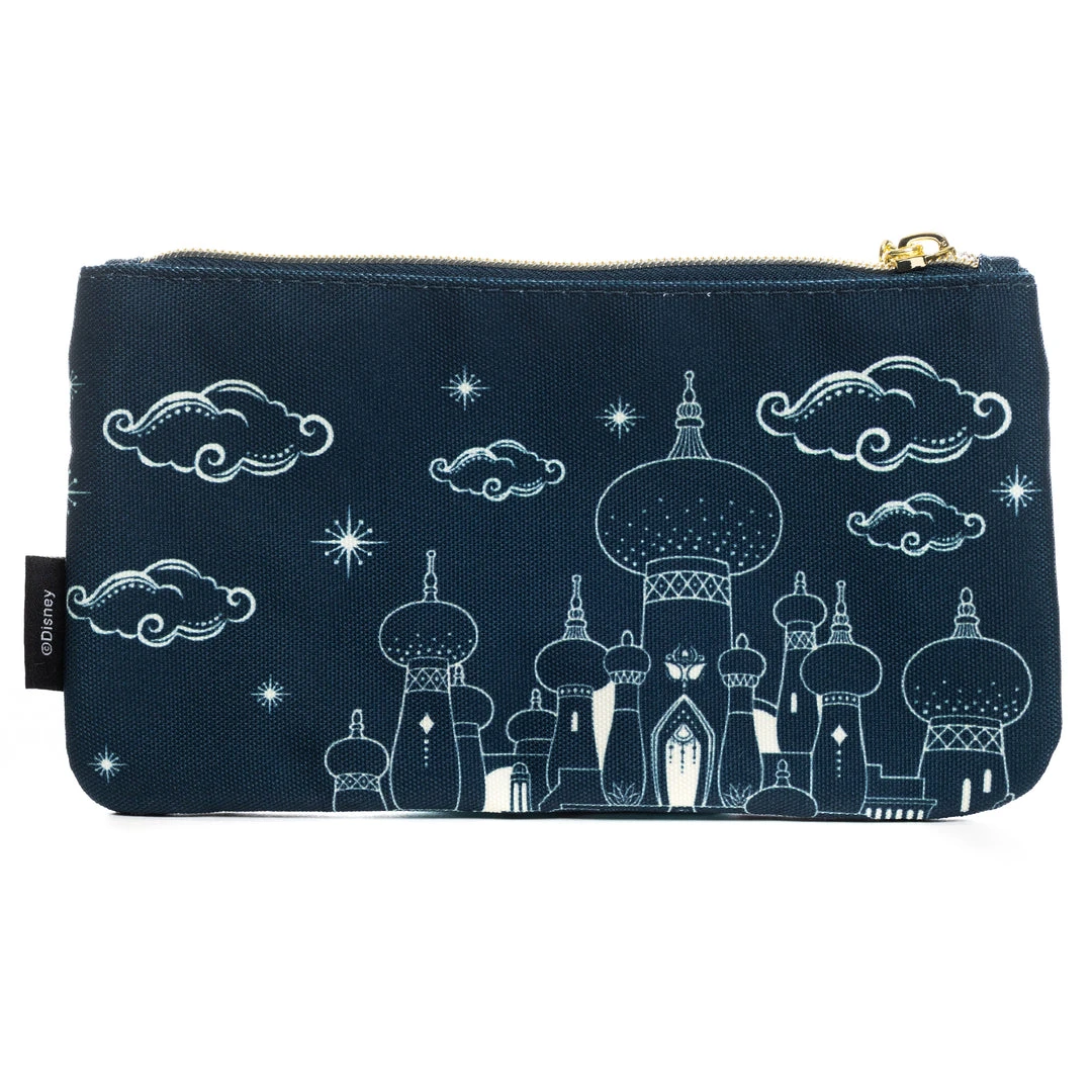 Loungefly Disney Princess Jasmine Aladdin, Multi-use Pouch, Coin Purse, Cosmetic, Pink A La Mode Exclusive 4 Loungefly Disney Princess Jasmine Aladdin, Multi-use Pouch, Coin Purse, Cosmetic, Pink A La Mode Exclusive