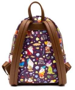 Loungefly - Disney Snow White And The Seven Dwarfs 85th Anniversary AOP Mini Backpack - PALM Exclusive 11 Loungefly - Disney Snow White And The Seven Dwarfs 85th Anniversary AOP Mini Backpack - PALM Exclusive