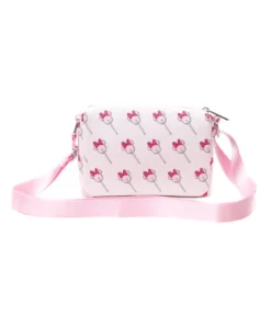 Buckle Down Exclusive Disney Minnie Mouse Lollipop Parks Crossbody Bag - Pink A La Mode Exclusive Crossbody Bags