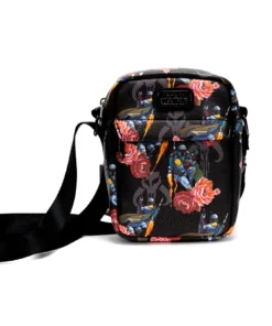 Buckle Down Exclusive Star Wars Boba Fett Floral Parks Crossbody Bag - Pink A La Mode Exclusive