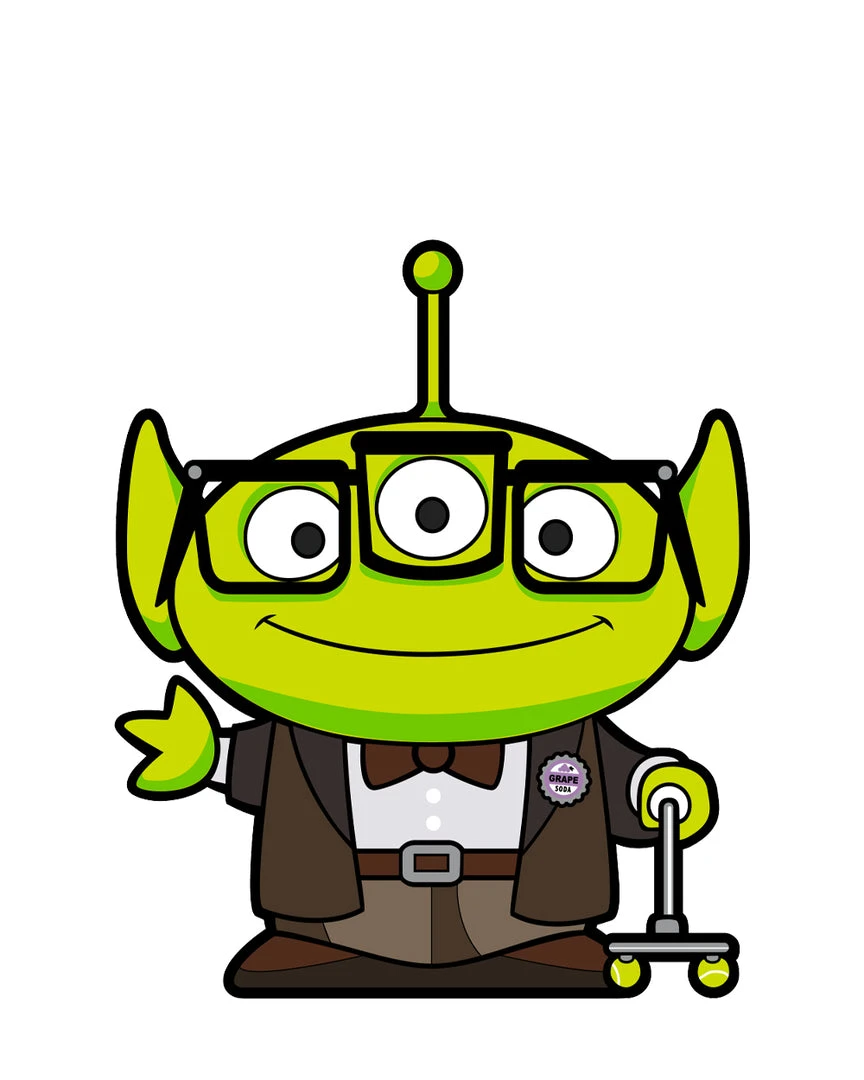 FiGPiN - Pixar Alien Remix Carl #414 Pins 5 FiGPiN - Pixar Alien Remix Carl #414 Pins