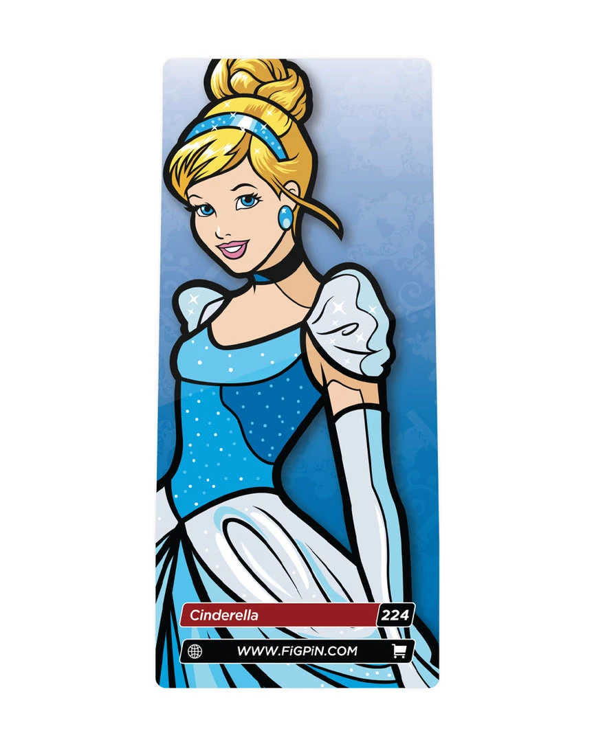 FiGPiN - Disney Princess Cinderella #224 FiGPiNs 4 FiGPiN - Disney Princess Cinderella #224 FiGPiNs