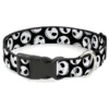 Buckle Down Pets Nightmare Before Christmas Jack Skellington Expressions Dog Collar