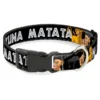 Buckle Down Pets Disney The Lion King Hakuna Matata Dog Collar