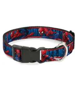 Buckle Down Pets Marvel Spider-Man Action Poses Dog Collar