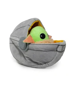 Buckle Down Pets Star Wars The Mandalorian The Child Baby Yoda Carriage Squeaky Dog Toy